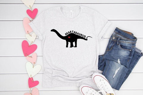 Valentine's Day SVG - Heartasaurus SVG Pickled Thistle Creative 