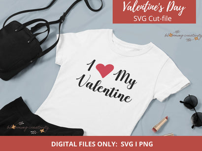 Valentine's Day SVG, I love My Valentine SVG, Valentine's Day Cut Files SVG Alexis Glenn 