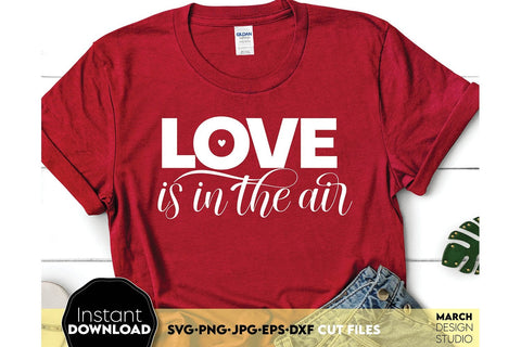 Valentines Day SVG Love Is In The Air SVG, Be My Valentine SVG, Cupid Attack SVG SVG March Design Studio 