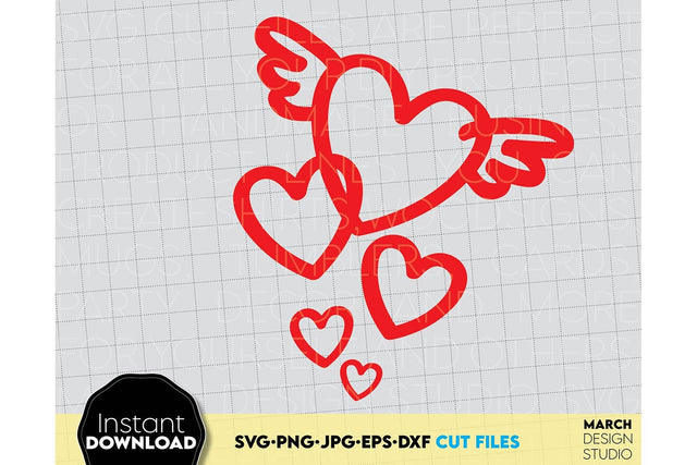 Valentines Day SVG Love Is In The Air SVG, Be My Valentine SVG, Heart SVG SVG March Design Studio 