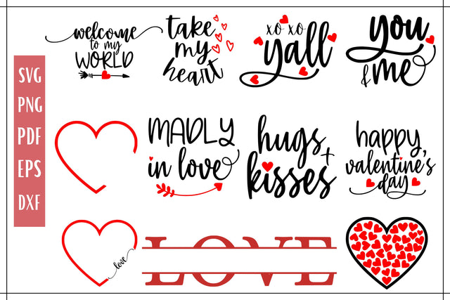 Valentines Day SVG Quote Bundle SVG MockupSvgVenue 