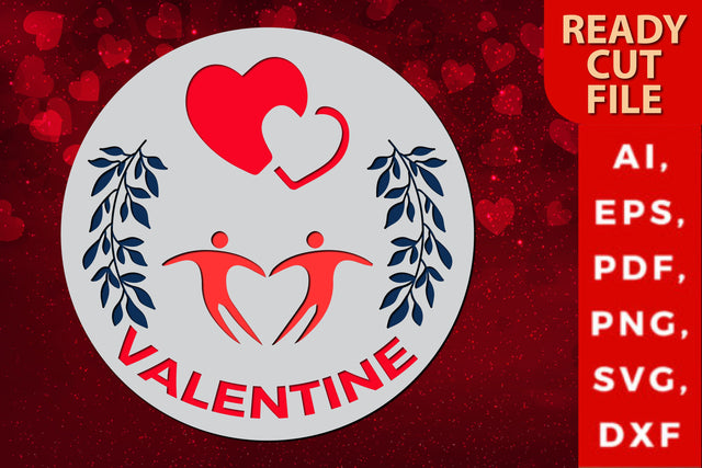 Valentine's day SVG Sign, Laser cut files SVG MD JOYNAL ABDIN 