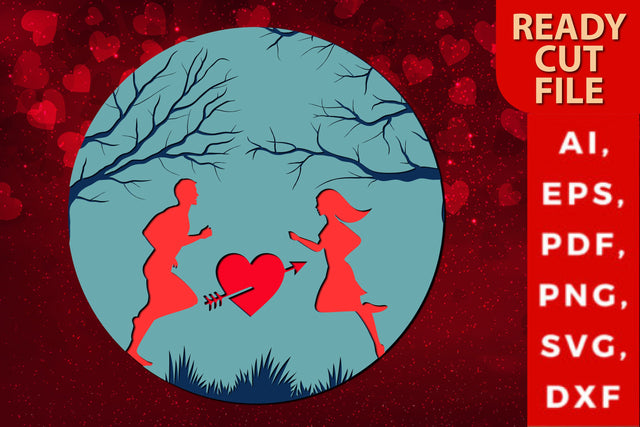 Valentine’s day SVG Sign, Laser cut files SVG MD JOYNAL ABDIN 