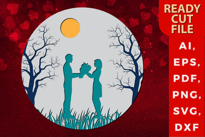 Valentine’s day SVG Sign, Laser cut files SVG MD JOYNAL ABDIN 