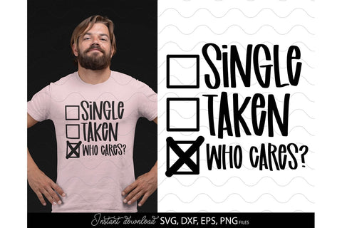 Valentines Day SVG, Single SVG, Anti Valentines SVG, Happy Valentines Day SVG, Love SVG SVG March Design Studio 