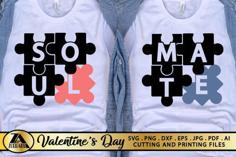 Valentines Day SVG Soul Mate SVG Love Quotes SVG Cut files SVG zoellartz 