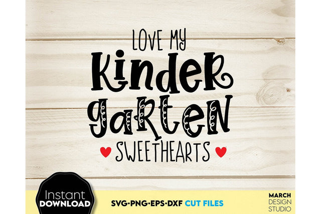 Valentines Day SVG Teaching Is Heart Work SVG, Be My Valentine SVG, One Sweet Teacher SVG SVG March Design Studio 