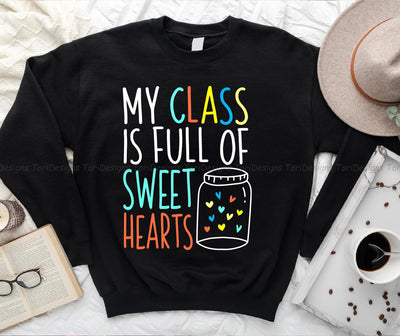 Valentines Day Teacher PNG sublimation design Sublimation ToriDesigns 