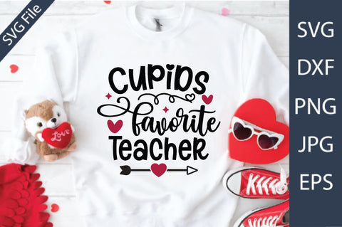 Valentine's Day Teacher SVG Bundle SVG md faruk hossain 