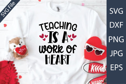 Valentine's Day Teacher SVG Bundle SVG md faruk hossain 