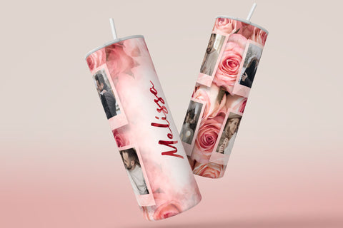 Valentine's day Tumbler, Add Your Name, Red Rose Design, Skinny Tumbler 20oz Design Wrap, Couples Design, Seamless Sublimation Design PNGCalculate profit Sublimation Syre Digital Creations 