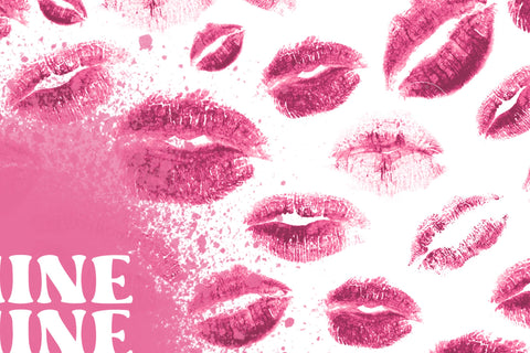 Valentine's day Tumbler, Love Tumbler, Lips Design Skinny Tumbler 20 oz Design Wrap, Be Mine Valentine, Seamless Sublimation Design PNG Sublimation Syre Digital Creations 