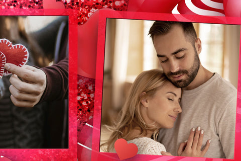 Valentine's day Tumbler, Photo Collage Tumbler with 6 Images, Red Heart Design, Skinny Tumbler 20oz Design Wrap, Seamless Sublimation Sublimation Syre Digital Creations 