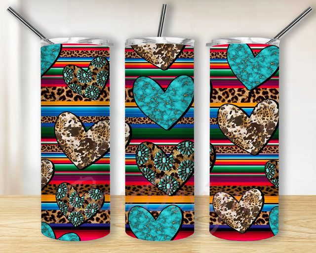 Valentine's Day Tumbler PNG, 20oz Skinny Tumbler Sublimation Design, Pink Gnome Tumbler PNG, Glitter Tumbler Wrap png Sublimation BouDesign 