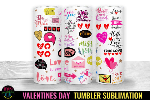 Valentines Day Tumbler Sublimation I 20 Oz Love Tumbler Sublimation Happy Printables Club 