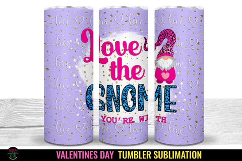 Valentines Day Tumbler Sublimation I 20 Oz Tumbler Wrap PNG Sublimation Happy Printables Club 