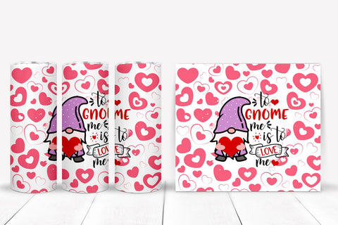 Valentines Day Tumbler Sublimation I 20 Oz Tumbler Wrap PNG Sublimation Happy Printables Club 