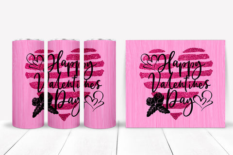 Valentines Day Tumbler Sublimation I 20 Oz Tumbler Wrap PNG Sublimation Happy Printables Club 