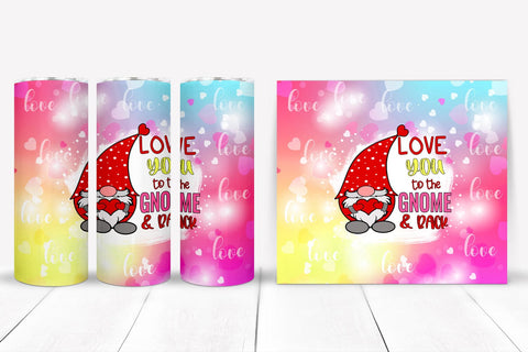 Valentines Day Tumbler Sublimation I 20 Oz Tumbler Wrap PNG Sublimation Happy Printables Club 