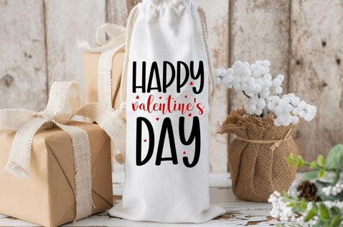 Valentine's Day Wine Bag SVG Bundle SVG Regulrcrative 