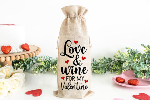 Valentine's Day Wine Bags Bundle | SVG Cut files SVG zoellartz 
