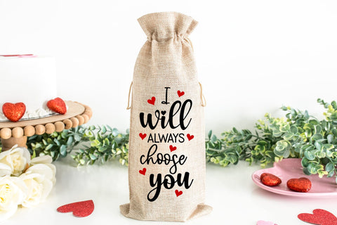 Valentine's Day Wine Bags Bundle | SVG Cut files SVG zoellartz 