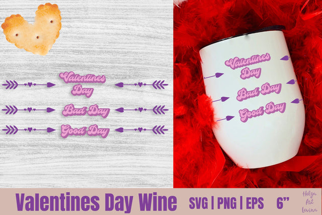 Valentines Day Wine SVG SVG Helga Art 