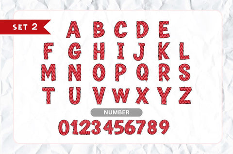 Valentine’s Doodle Alphabet and Hand Drawn Numbers & Clipart Font Regulrcrative 