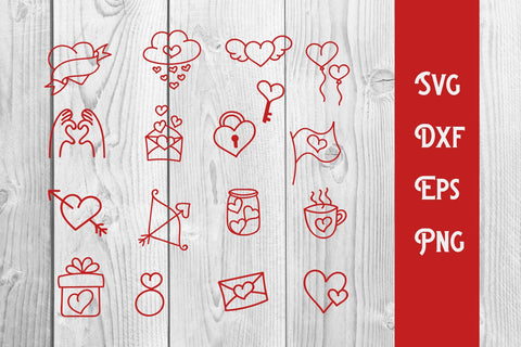 valentines doodle handrawn SVG dadan_pm 