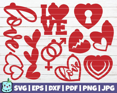 Valentines Earrings 2 SVG MintyMarshmallows 