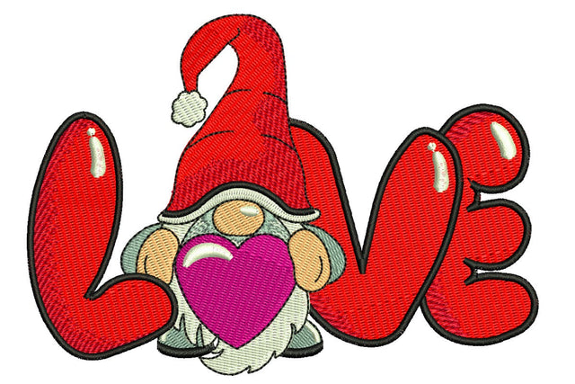 Valentines Embroidery Designs, Valentine's day Gnome Embroidery Designs Embroidery/Applique DESIGNS NextEmbroidery 