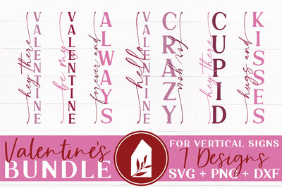 Valentine's Front Porch Sign Bundle SVG LilleJuniper 