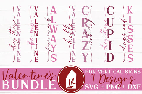 Valentine's Front Porch Sign Bundle SVG LilleJuniper 