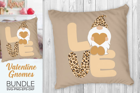 Valentine's Gepard Gnomes Bundle Svg, Valentine's Day Svg, Gnomes Svg SVG SvgMonkeys 