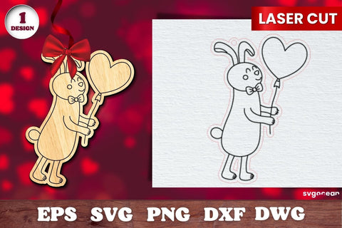 Valentines Gift Tags | Papercut | Laser Cut SVG SvgOcean 