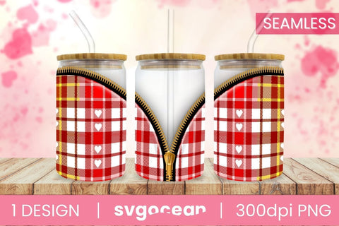 Valentines Glass Can Wrap Bundle Sublimation SvgOcean 
