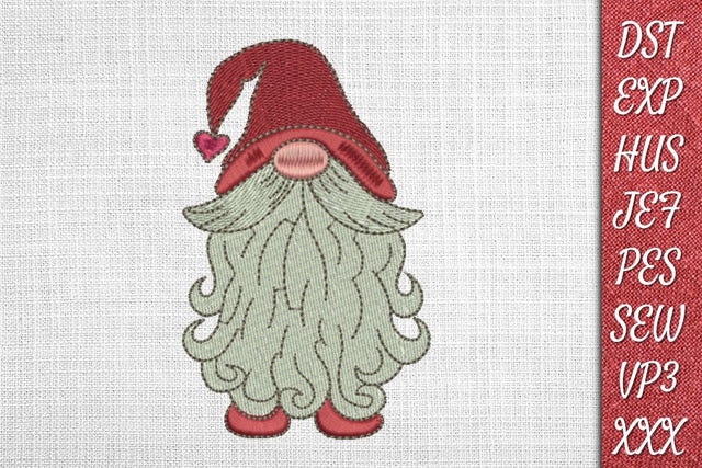 Valentines Gnome 3 Embroidery Designs Embroidery/Applique DESIGNS SvgOcean 