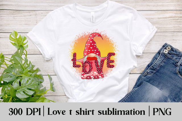 Valentines gnome PNG | Love gnomes PNG Sublimation Svetana Studio 