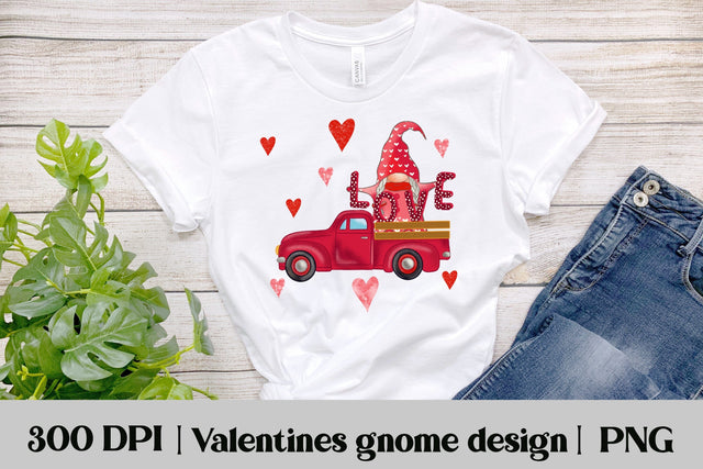 Valentines gnome PNG | Valentines gnome sublimation Sublimation Svetana Studio 