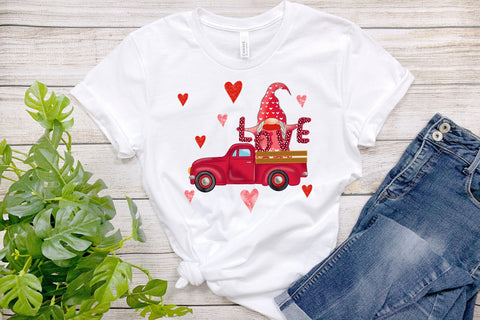 Valentines gnome sublimation bundle | Valentines gnome PNG Sublimation Svetana Studio 