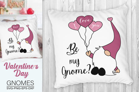 Valentine's Gnome Svg, Be My Gnome Svg, Love Gnome Svg SVG SvgMonkeys 
