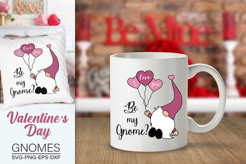 Valentine's Gnome Svg, Be My Gnome Svg, Love Gnome Svg SVG SvgMonkeys 