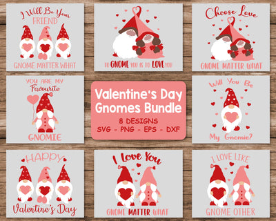 Valentine's Gnomes Bundle Svg, Valentines Day Svg, Gnomes Bundle Svg SVG SvgMonkeys 