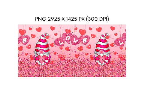 Valentines Gnomes Mug Sublimation Sublimation SvgOcean 