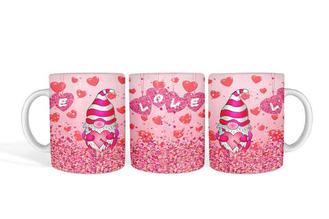 Valentines Gnomes Mug Sublimation Sublimation SvgOcean 