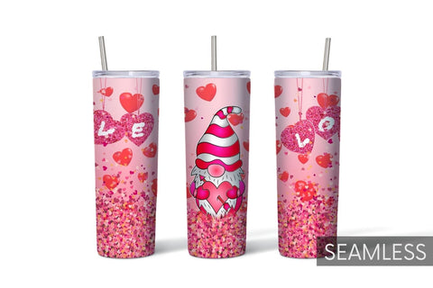 Valentines Gnomes Tumbler Sublimation Sublimation SvgOcean 