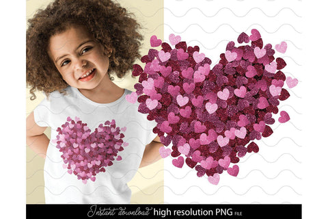 Valentines Heart PNG, Valentines Sublimation PNG, Heart PNG SVG March Design Studio 