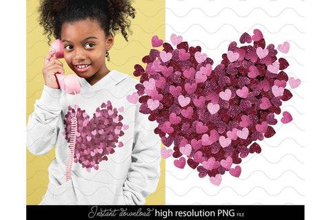 Valentines Heart PNG, Valentines Sublimation PNG, Heart PNG SVG March Design Studio 