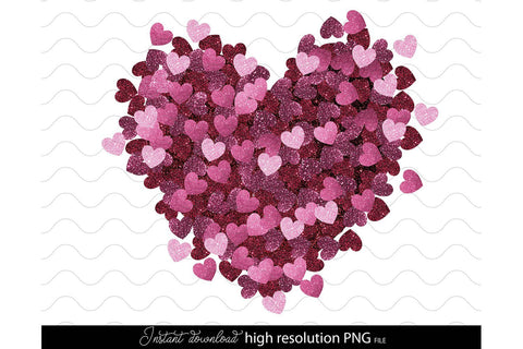 Valentines Heart PNG, Valentines Sublimation PNG, Heart PNG SVG March Design Studio 