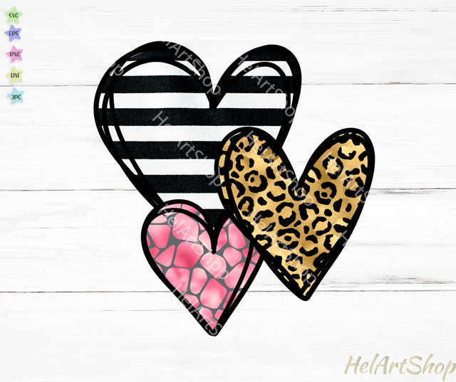 Valentines Hearts Sublimation Png Sublimation _HelArtShop_ 